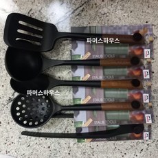  스타우브 실리콘 나무 조리도구 5종 세트 