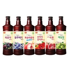 (매실청) 광야오미자감식초매실복분자복숭아홍차과일발효대용량조미료가게음식점재료요리, 1개