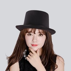(2개묶음)신사모자공단 마술사 파티용품 파티소품D, 01그린