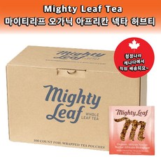 Mighty Leaf 마이티리프 오가닉 아프리칸 넥타 티백 Mighty Leaf Tea Organic African Nectar Tea 100개입-1박스 / 캐나다 직배송, 100개x1박스, 100개입, 1개