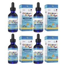 노르딕내츄럴스 칠드런스 DHA 엑스트라스트랭스 어린이 오메가-3 880mg 베리, 4개, 60ml