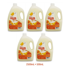 호호몰 "빨래엔 피죤~" 옐로미모사 용기3000mll, 3000ml, 5개