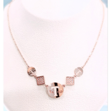 샤넬단추목걸이