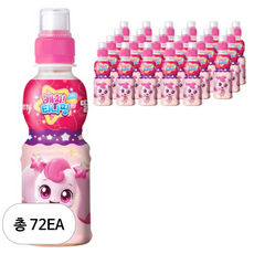 웅진 캐치 티니핑 딸기맛, 200ml, 72개