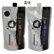 A_토트 오케이 5분 오징어먹물 염색약 500g 흑색, 1개