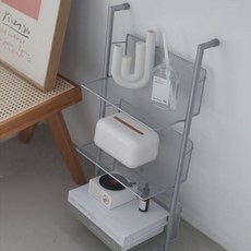감성 미드센추리 사다리 철제 선반 북타워 선반장 화분장, 3단