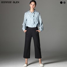 보니알렉스 보니알렉스(BONNIE ALEX) 벨벳 버트닝 밴딩 팬츠 (택가격:99000원)