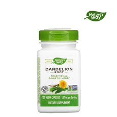 네이처스웨이 민들레 단델리온 뿌리 추출 525mg 100캡슐, 100정, 1개