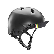 BERN - Kid's Nino Helmet Matte Green Dogfight w/Flip Visor S/M null, 1