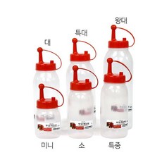업소용 양념통 초장통 소스통 겨자통 케찹병, 300ml, 1개