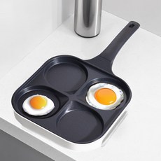 라체나 메이플 사각 인덕션 에그팬 4구, 1개, 25cm