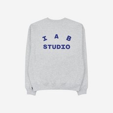 [정품 보증] 아이앱 스튜디오 스웨트셔츠 라이트 그레이 - 23FW IAB Studio Sweatshirt Light Gray - 23FW