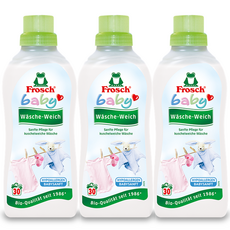 프로쉬 유아용 고농축 섬유유연제 베이비코튼향, 750ml, 3개