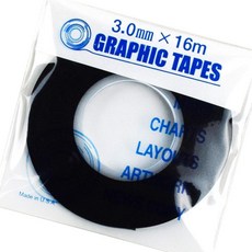 라인테이프 3MM 검정, 1개