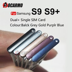 서원 글로벌 닌텐도 스위치 sd카드 Aocarmo-듀얼 싱글 SIM 카드 슬롯 홀더 삼성 갤럭시 S9 플러스 S9 + G9, 02 Dual SIM--Blue