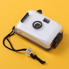 방수 필름 카메라 화이트핑크 토이카메라, 1개