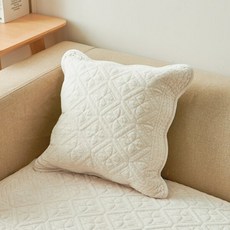 모두의러그 모던 극세사 워싱 쿠션커버 50x50