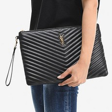 [Saint Laurent][럭스앤홀릭] 생로랑 440222 CWU01 1000 20S 여성클러치백