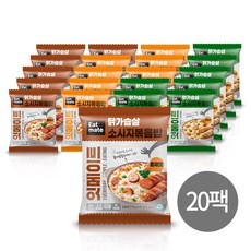 잇메이트 닭가슴살 소시지 볶음밥 3종 20팩 구성, 04_소시지 볶음밥 혼합구성 20팩