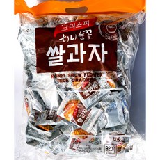 벌꿀함유 크리스피 허니눈꽃 쌀과자, 920g, 1개