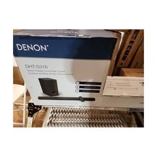 [관부가세포함] DEnon DHT-S316 홈 시어터 사운드바 시스템(무선 서브우퍼 포함)