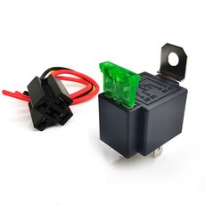 영아직구 30A 퓨즈 휴즈 12V24V 헤드라이트 에어컨 소켓 보험 편 4발, 24V4 발 30A 보험 릴레이 _엔