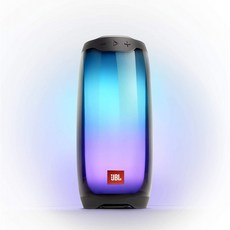 JBL PULSE 4 Bluetooth 스피커 USB C 충전 / IPX7 방수 / 멀티 컬러 LED 탑재 / 휴대용 블랙 JBLPULSE4BL, 단일상품, 단일상품