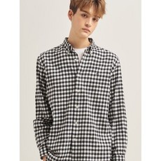 빈폴MEN [빈폴] 아이보리 브러시드 체크 셔츠 (BC9964N030)