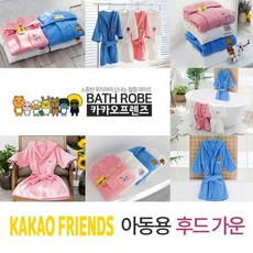 가운 어린이 목욕가운 카카오프렌즈상품 순면, 어피치 화이트_5세이하, 상세페이지 참조