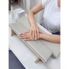 네일 팔받침대 편안한 손목 50cm 밀크 시술대 매트 쿠션, 1개, 나무 쿠션세트 (그레이)