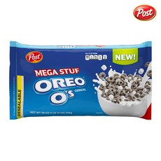 포스트 오레오즈 메가 스터프 마시멜로우 시리얼 대용량 793g 28oz, Oreo-Os-Cereal-Mega-Stuf-with-Marshmallows-28oz