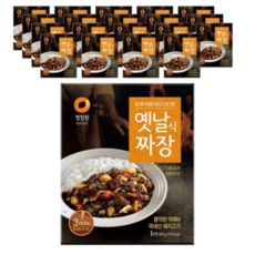 청정원 옛날식 즉석짜장, 180g, 40개