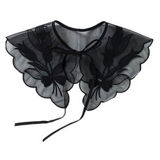 넥케이프페이크카라자수레이스더블레이어