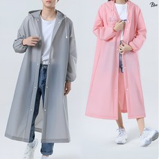 레인코드우비 예쁜우비 여름 비옷 패션우의 롱캠핑우의, 퍼플
