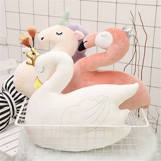 BAZA 백조 유니콘자이 플라밍고가 베개를 안은 인형 40-60cm, 3번, 60cm