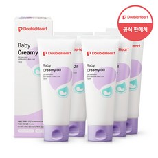더블하트 베이비 크리미 오일, 150ml, 5개