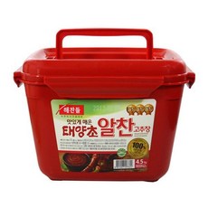 세일샵 NBW34977 해찬들맛있게매운태양초3골드알찬고추장4.5kg, 1