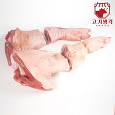 고기생각 국내산 한돈 돼지 장족 냉장 4.2kg 족발 족구이, 1/2 하프 커팅, 1개