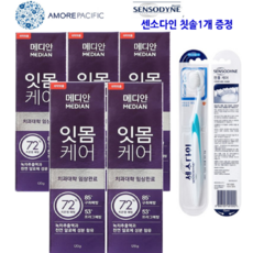 메디안 잇몸케어 치약 77% 120g 5개 치은염 검케어, 120ml