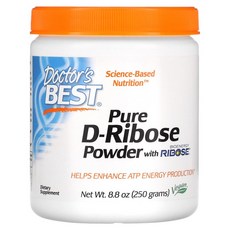 닥터스베스트 리보스 파우더 250g 비건 탄수화물 베지테리언 Vegan 바이오에너지 Powder Vegetarian 식물성 분말 베지테리안 Carbohydrates 리보오스, 1개