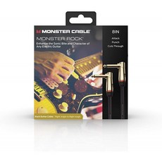 MONSTER CABLE M ROCK2-0.75DA 0.75ft L-L 패치 케이블, 단일상품, 단일상품