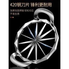 수박칼 대형 420스틸 스테인레스 수박 커터 24cm, 내경 24cm일반용, 1개