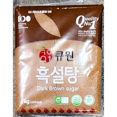 큐원 흑설탕 1k x16업소용 식자재 식당용 단체 급식용 식재료 대용량, 1kg, 16개