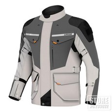 LYSCHY 남성용 오토바이 재킷 바지 수트 방한 방수 겨울 라이딩 보호 장비 갑옷 의류, 903 Gray Jacket