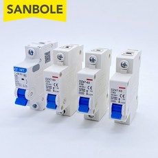 가스밸브 조절기 차단기 중간밸브 DZ4763 1P 미니 회로 가정용 DIN 레일 장착 컷아웃 미니어, 12.Updated - 50A, 1개
