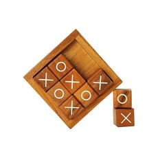 BSIRI Tic Tac Toe for Kids and Adults Coffee Table Living Room Decor and Desk Decor Family Games Ni, one option, one option, 1개