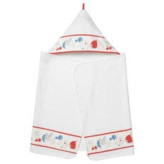 아기후드타월 토끼 블루베리 패턴 RDHAKE 60x125 cm, 기본