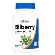 뉴트리코스트 빌베리 1200mg 90캡슐 1병, 90정, 1개