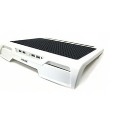 넘노상회 (G)노트북쿨러 200mm팬 USB허브 지원(화이트)(구코드PCP0964) 노트북거치대, 단일 색상