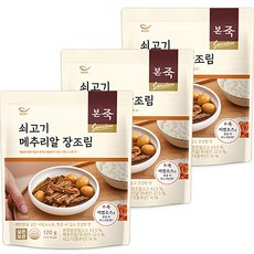 Bonjuk 本粥 早安粥牛肉鵪鶉蛋醬油, 120g, 3包
